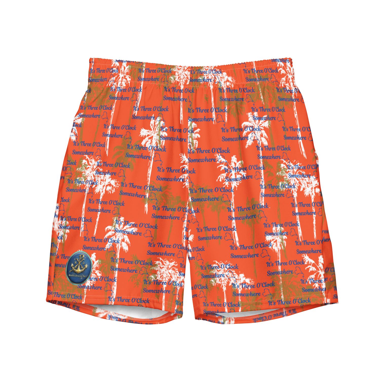 Swim Trunks - Three O'Clock Somewhere - Orange