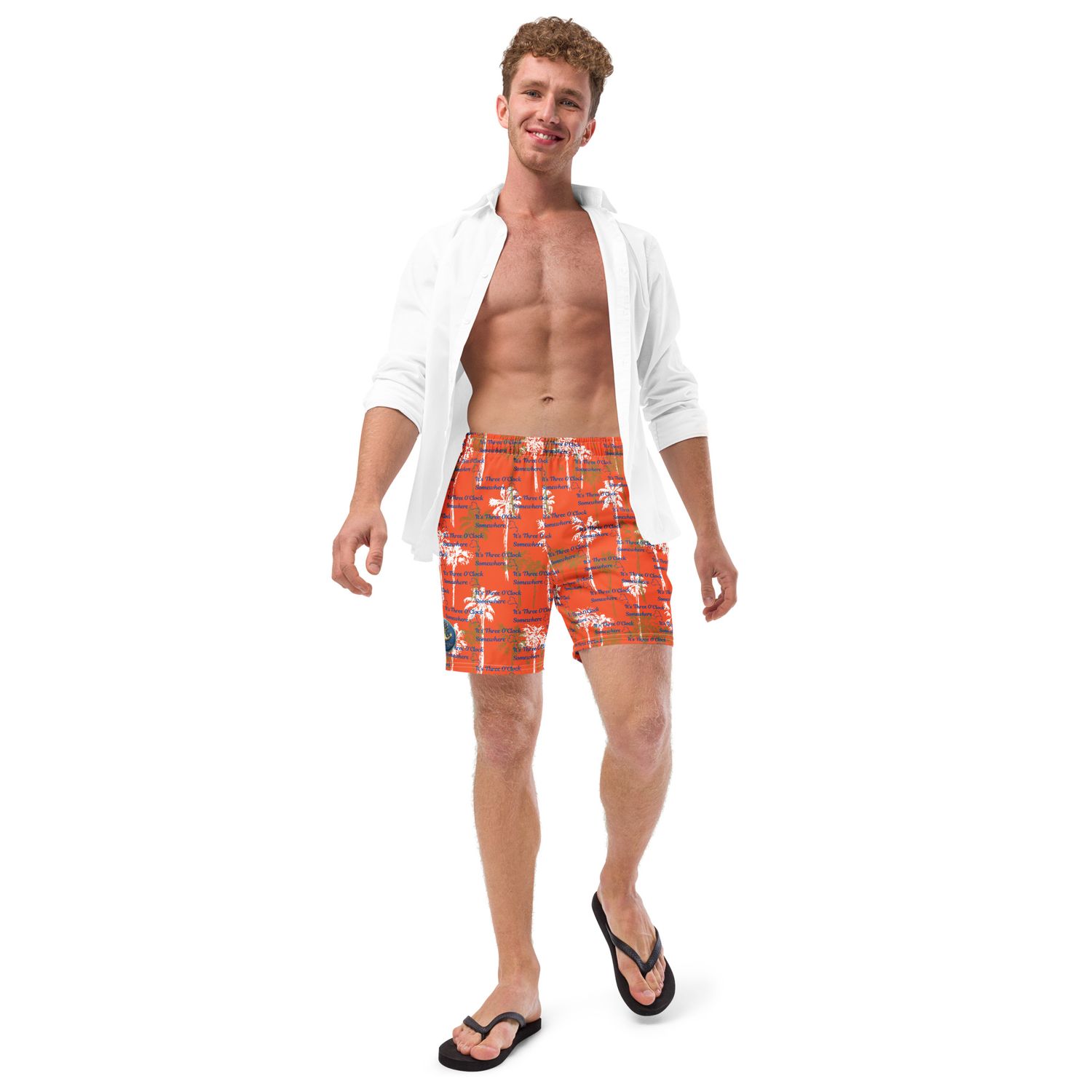 Swim Trunks - Three O'Clock Somewhere - Orange