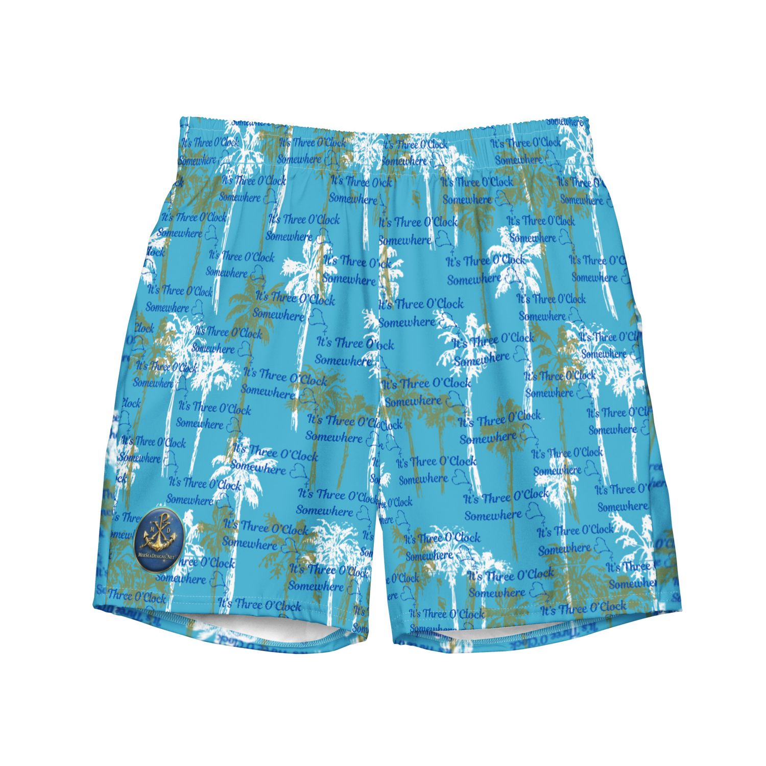 Swim Trunks - Three O'Clock Somewhere - Blue
