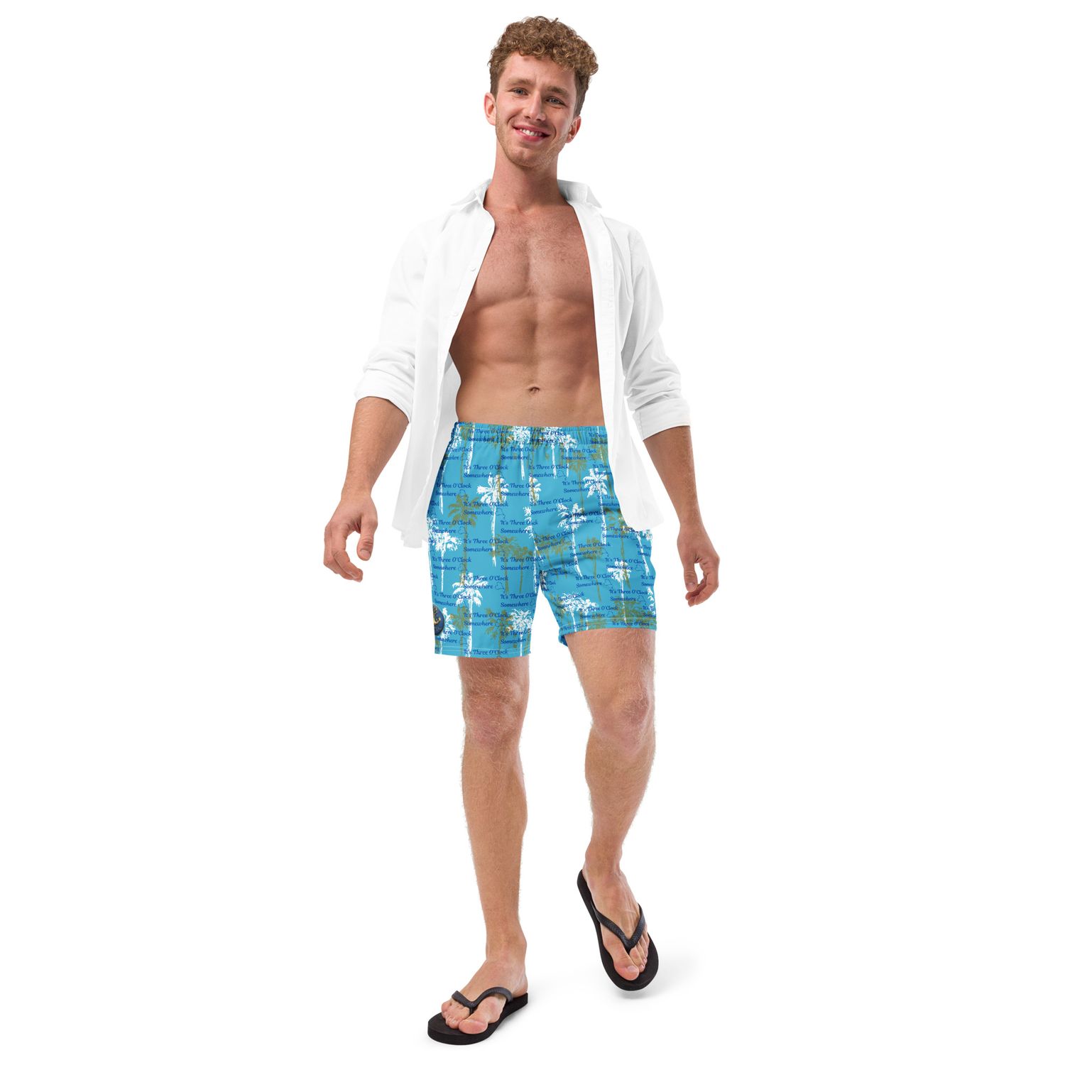 Swim Trunks - Three O'Clock Somewhere - Blue