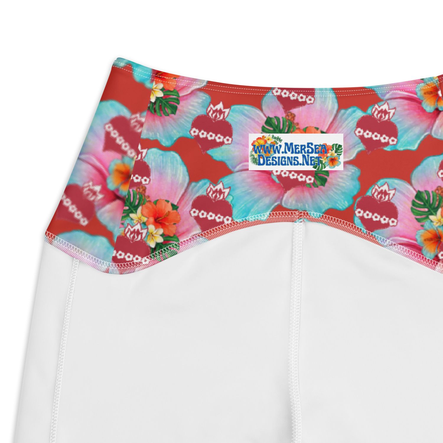 Swim - Womens - Crossover Waistband Leggings with pockets