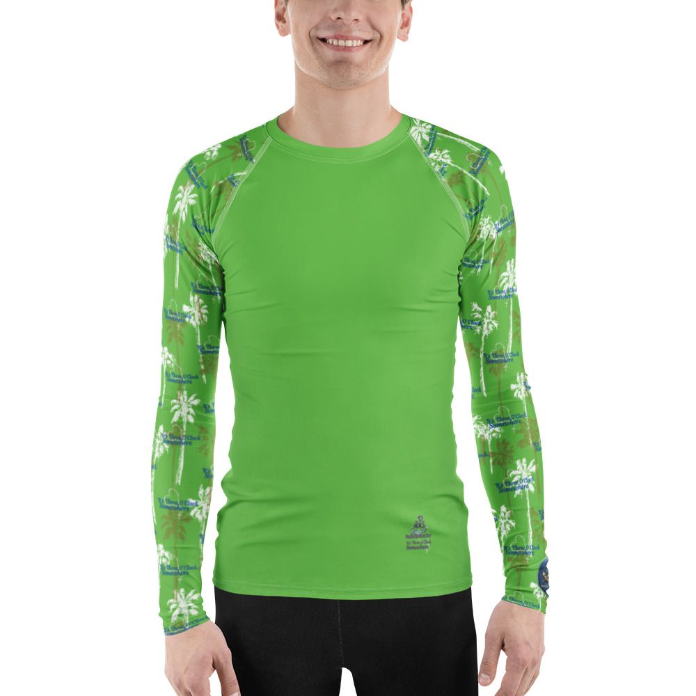 Swim - Long Sleeve Rash Guard - 3 O'Clock Somewhere - Green