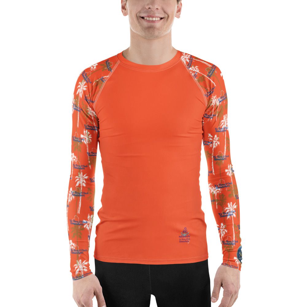 Swim - Long Sleeve Rash Guard - 3 O'Clock Somewhere - Orange