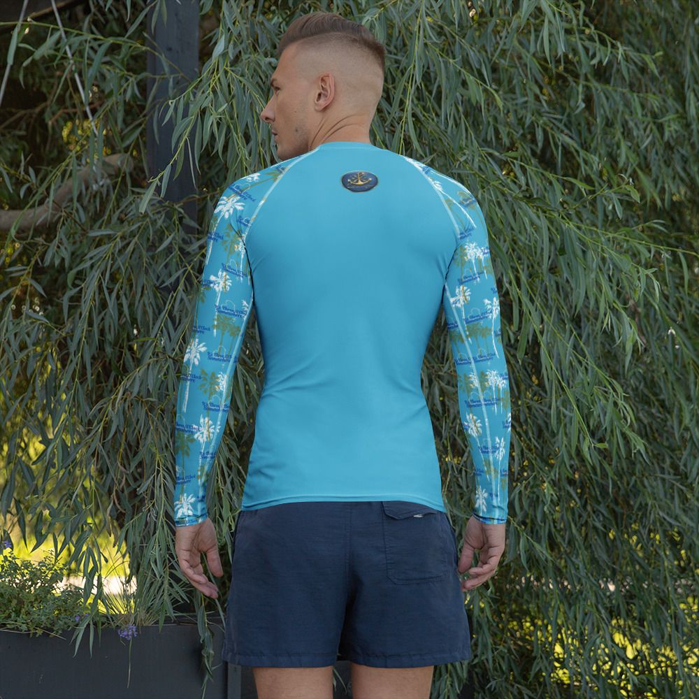 Swim - Long Sleeve Rash Guard - 3 O'Clock Somewhere - Blue