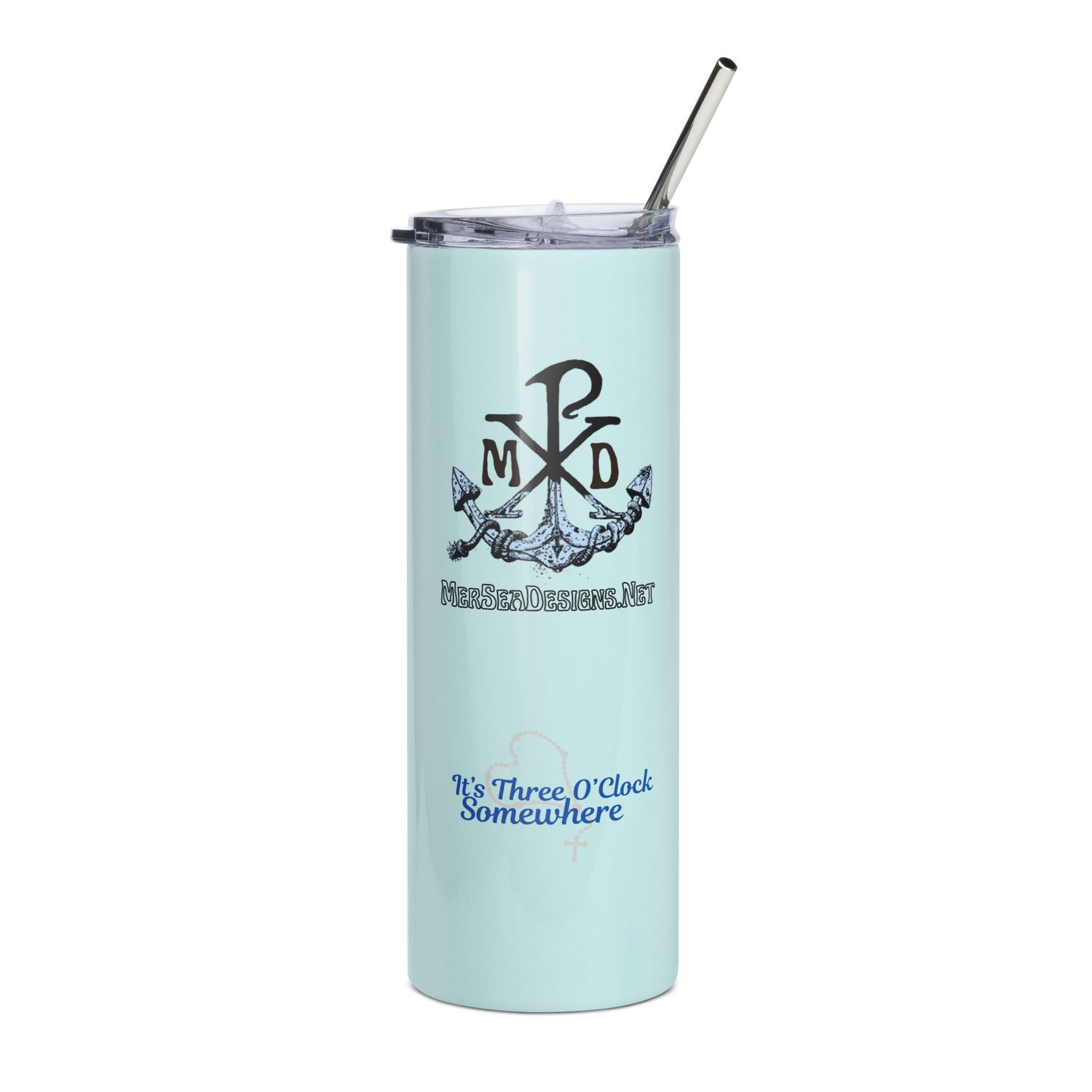 Stainless steel tumbler - MerSea Logo