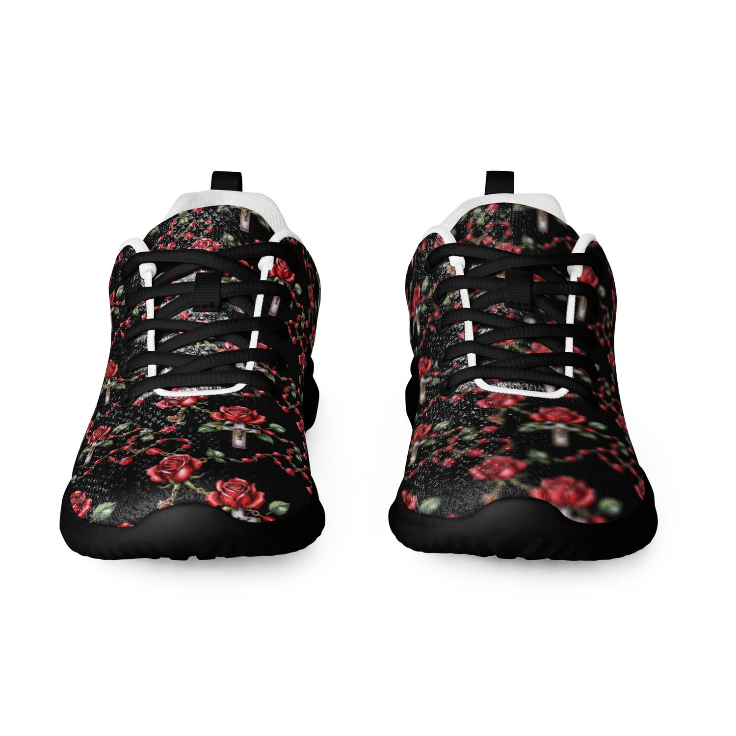Shoes - Athletic - Roses &amp; Rosary - Dark Print