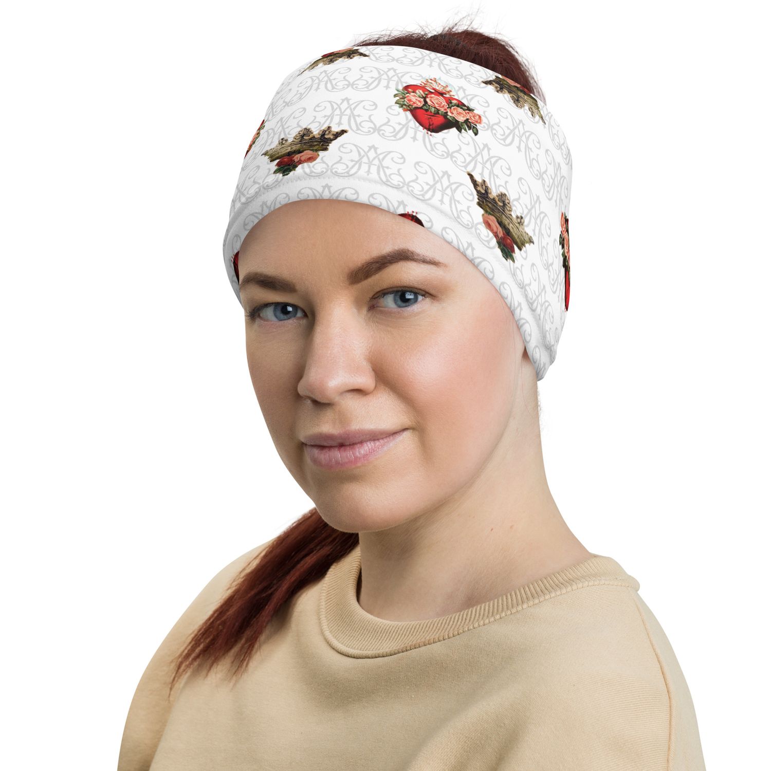 Head Covering / Neck Gaiter - Immaculate Heart of Mary
