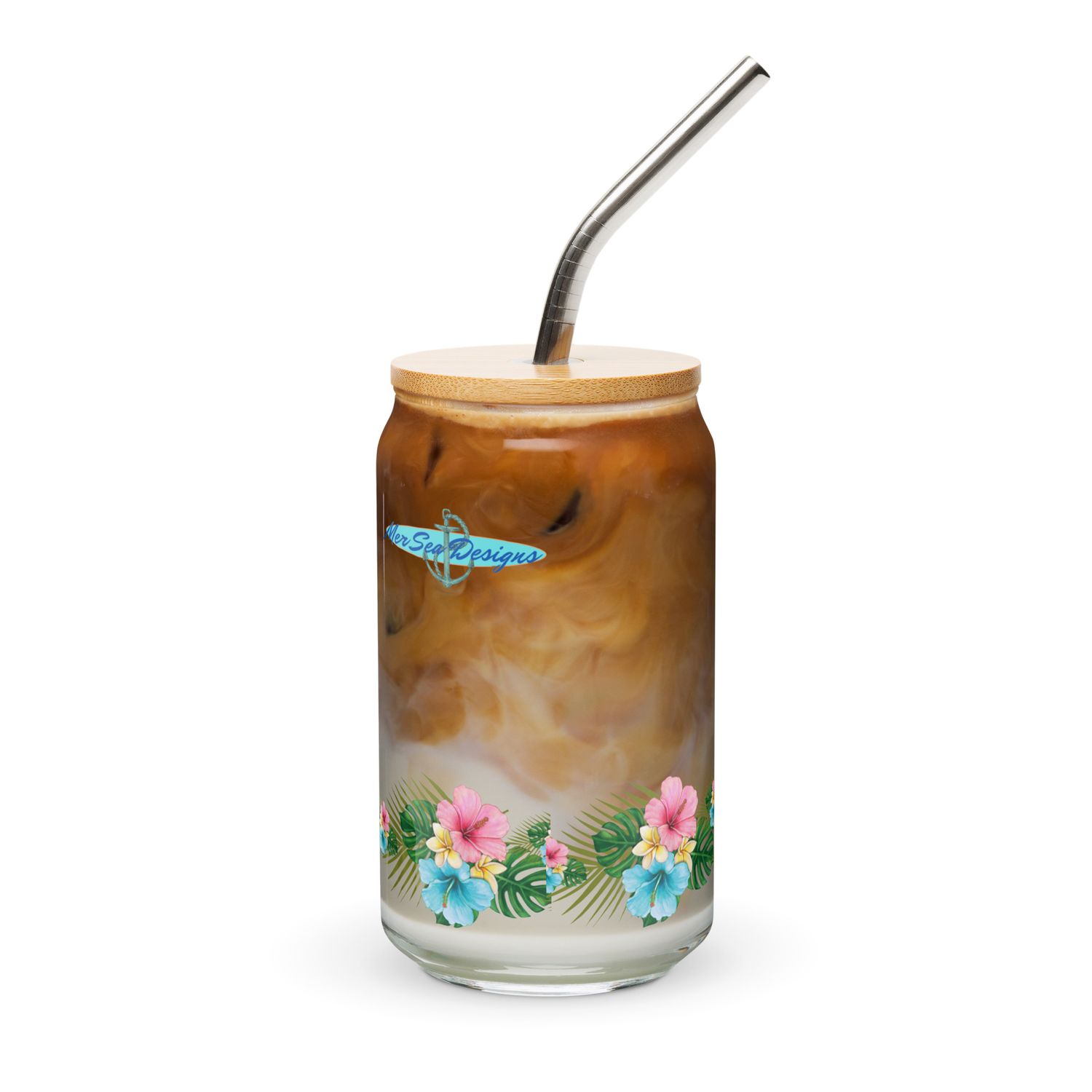 Can-shaped glass Coffee/Beach