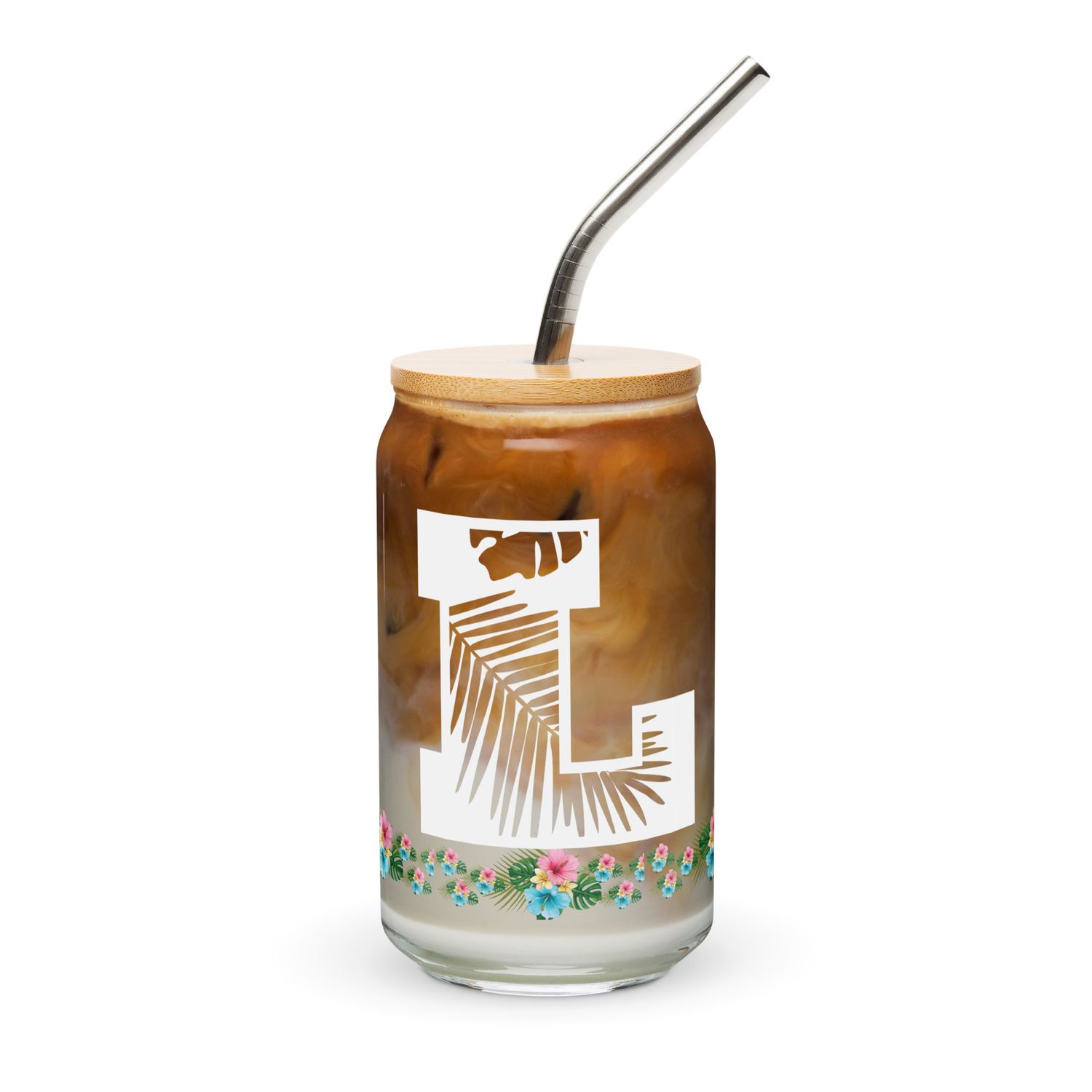 Can-shaped glass L