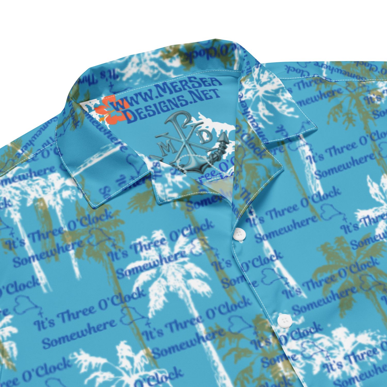 Button Up Shirt - Three O'Clock Somewhere