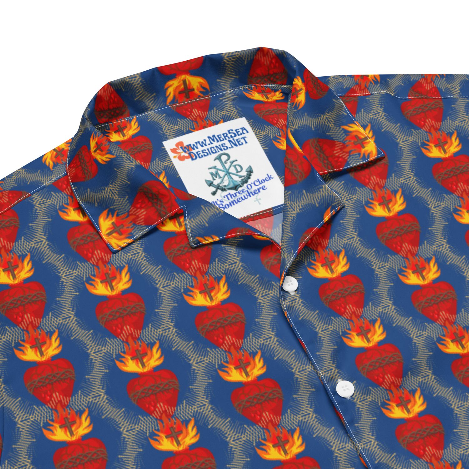 Button Up Shirt - Sacred Heart - Large