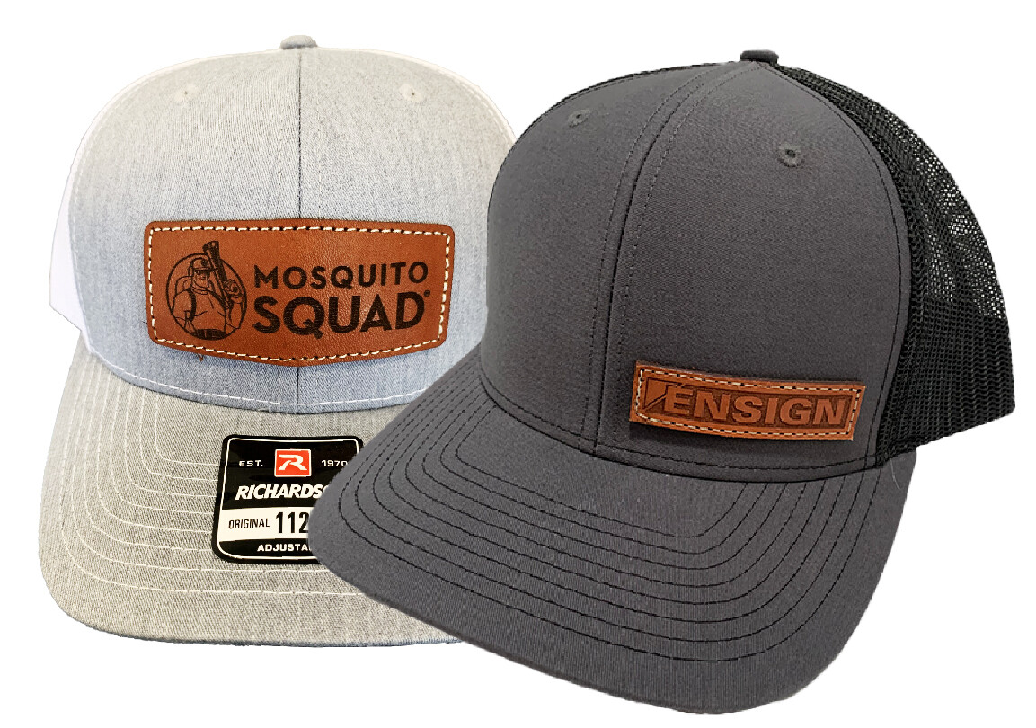 Richardson 112 + Leather Patch Trucker Cap