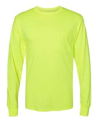Hanes - Workwear Long Sleeve Pocket T-Shirt
