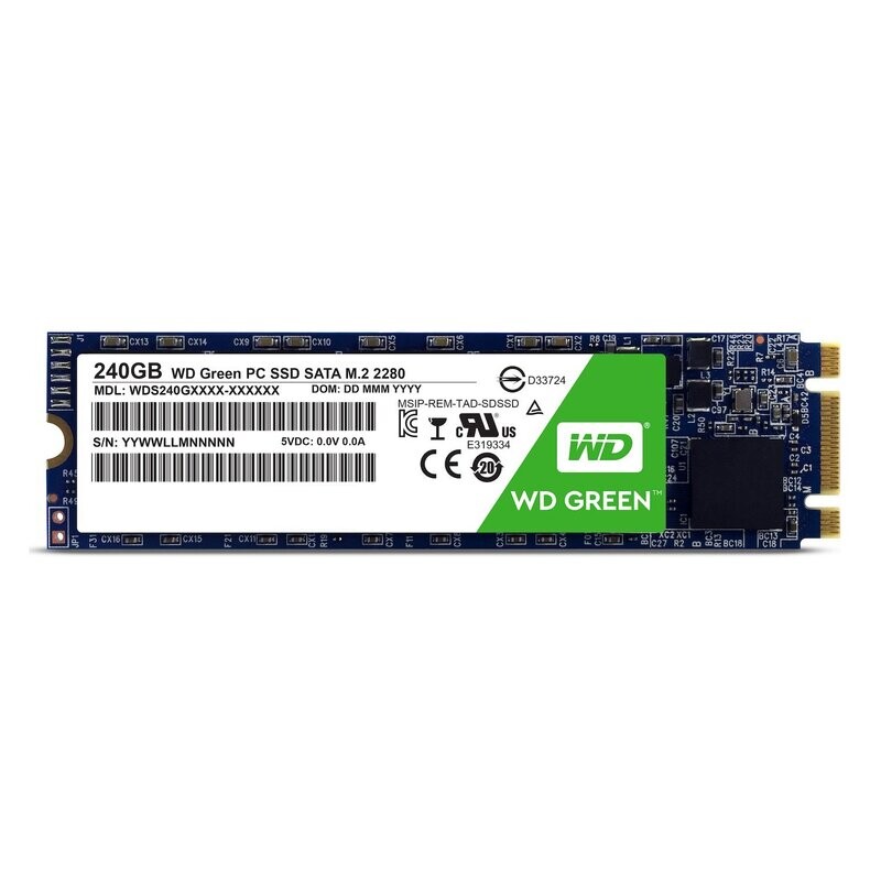 Western Digital 240GB Green M.2 SSD Hard Drive