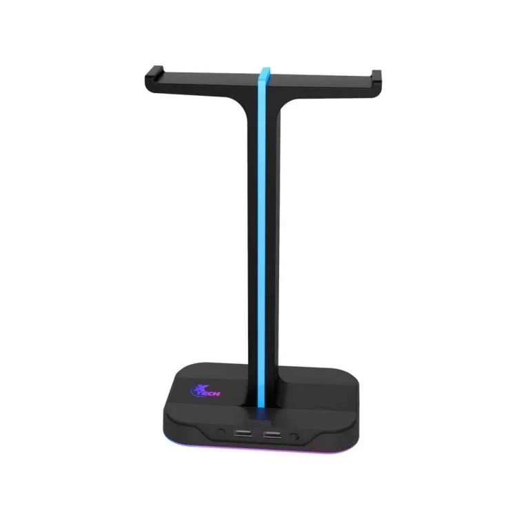 Xtech XTH-690 Yurei RGB dual Headset Stand with 2 USB ports