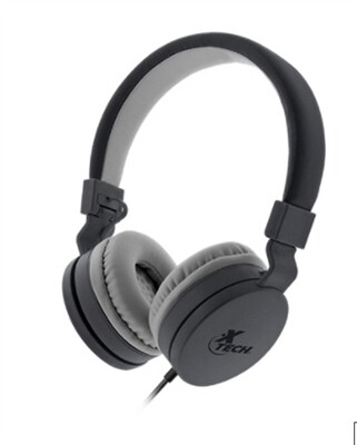 Xtech XTH-340 Alloy wired stereo headphones with microphone