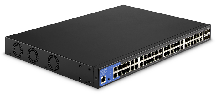 Linksys LGS352C 48-Port Managed Gigabit Ethernet Switch with 4 10G SFP