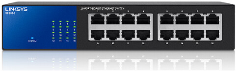 Linksys SE3016 16-Port Gigabit Ethernet Switch