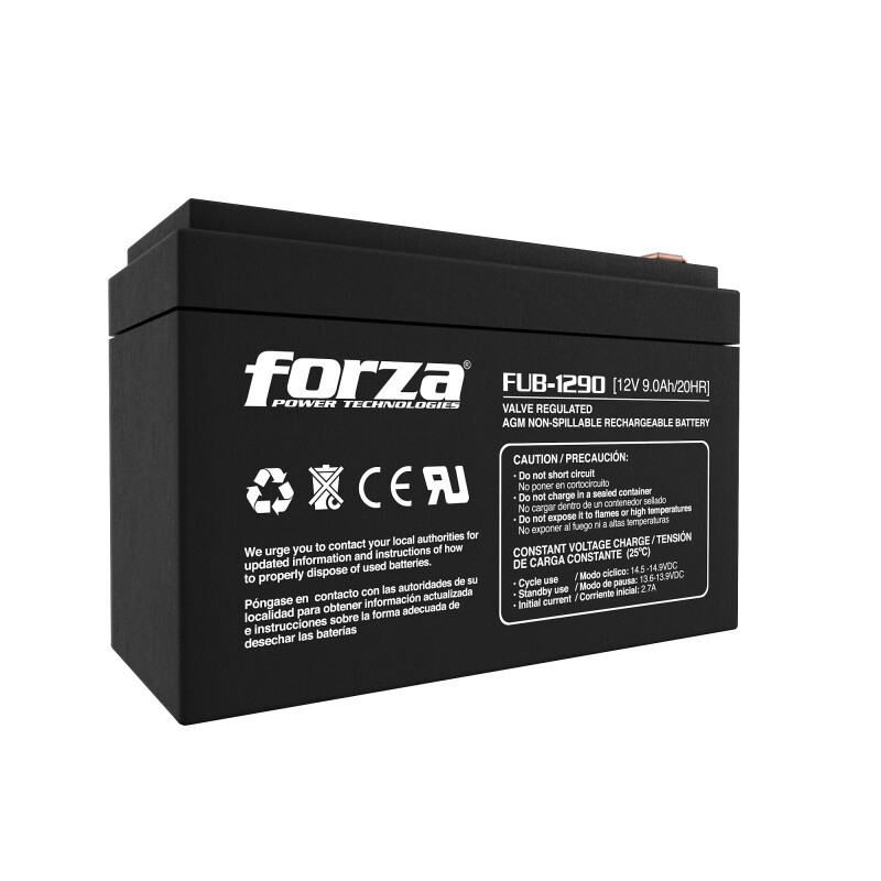 Forza FUB-1290 12V 9Ah F1 Replacement Battery