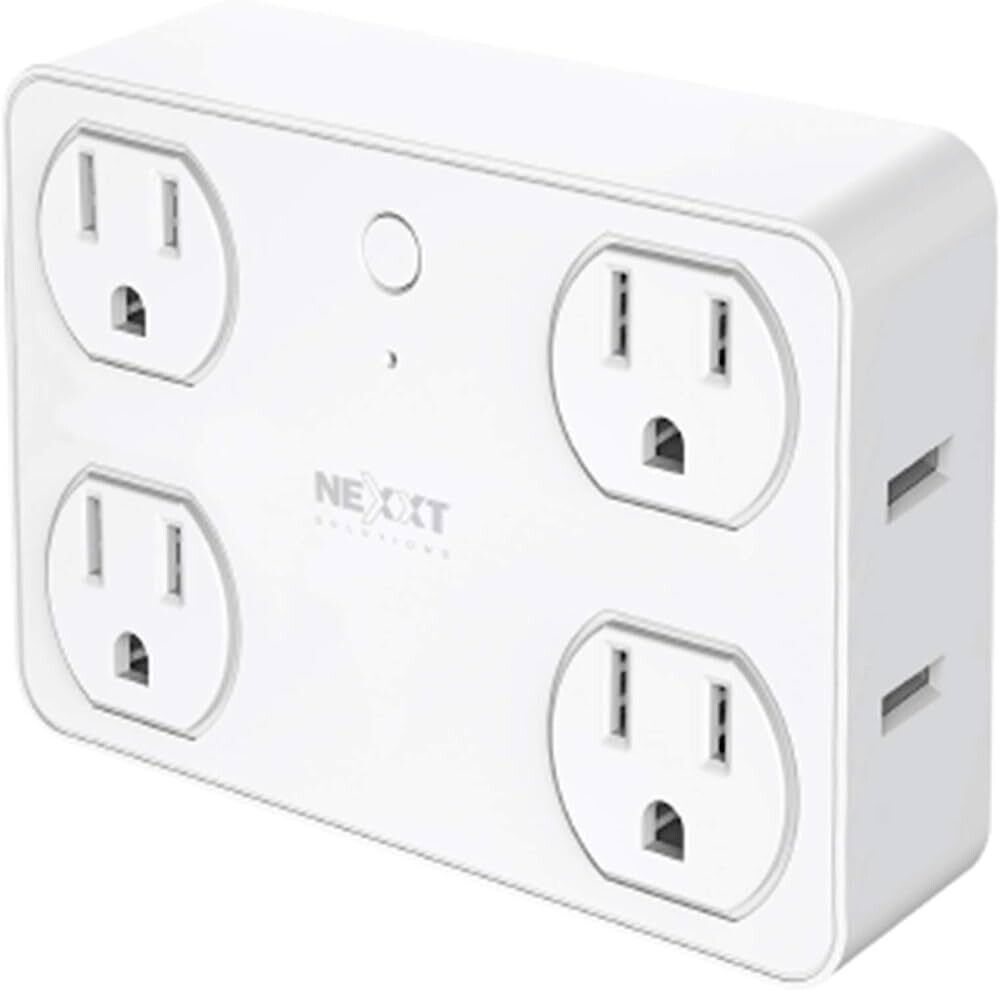 Nexxt - NHP-T610 Surge Protector w/ 4 Outlet & USB Charging Port