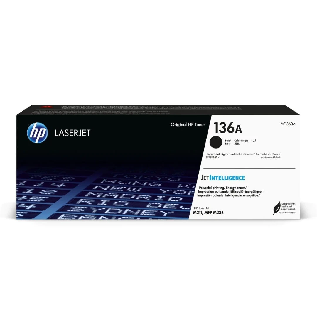 HP W1360A (136A) Black Genuine Ink Toner