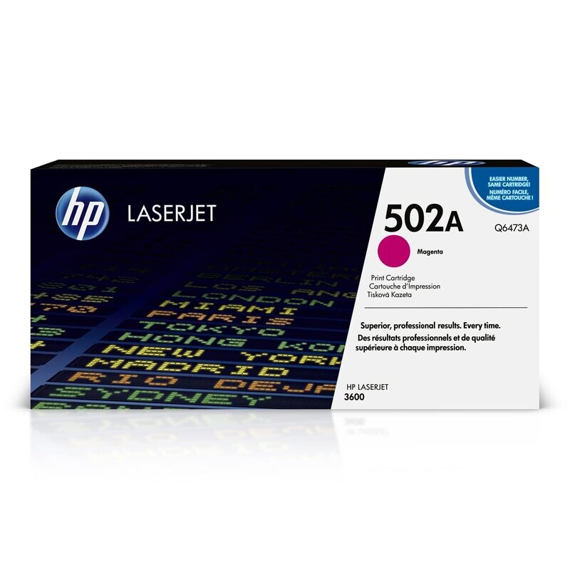 HP Q6473A (502A) Magenta Genuine Ink Toner