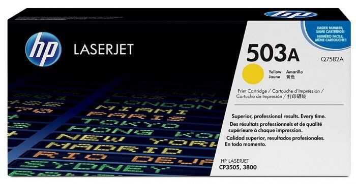 HP Q7582A (503A) Yellow Genuine Ink Toner