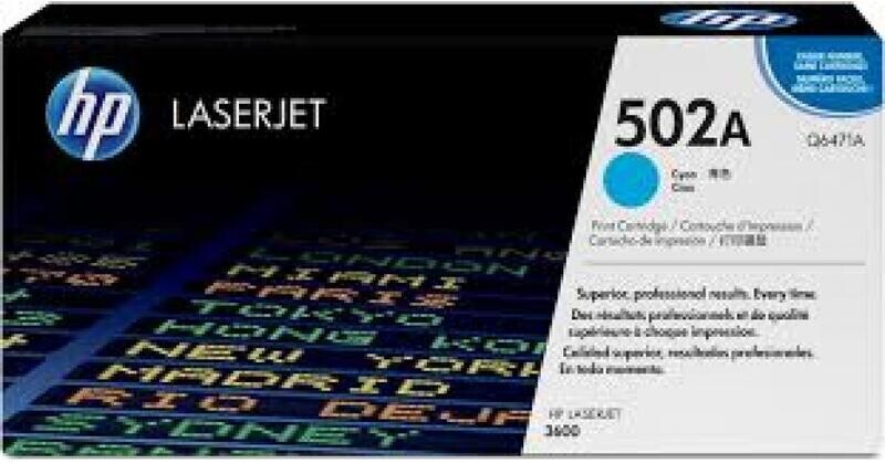 HP Q6471A (502A) Cyan Genuine Ink Toner