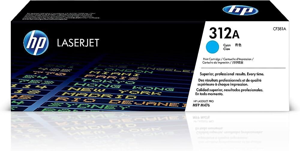 HP CF381A (312A) Cyan Genuine Ink Toner