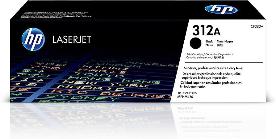 HP CF380A (312A) Black Genuine Ink Toner