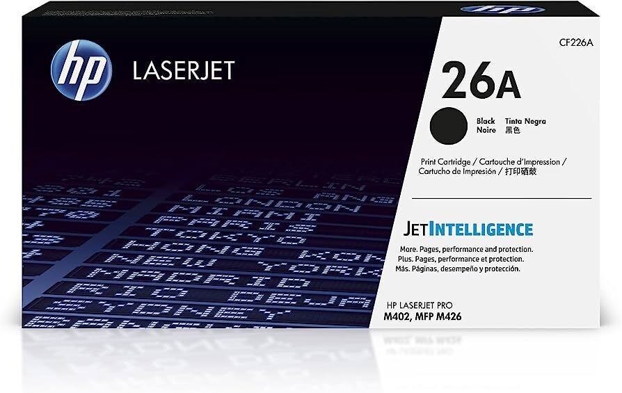 HP CF226A (26A) Black Genuine Ink Toner