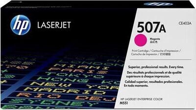 HP CE403A (507A) Magenta Genuine Ink Toner