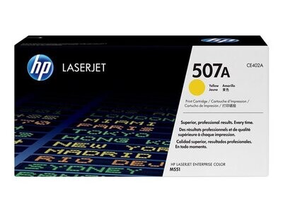 HP CE402A (507A) Yellow Genuine Ink Toner