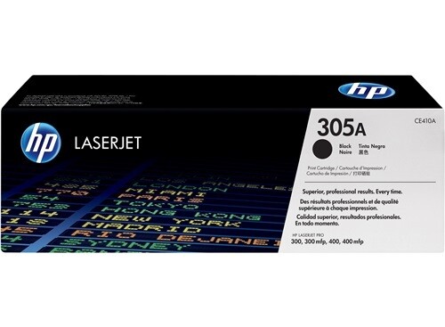 HP CE410A (305A) Black Genuine Ink Toner