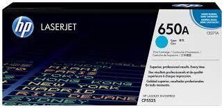HP CE271A (650A) Cyan Genuine Ink Toner