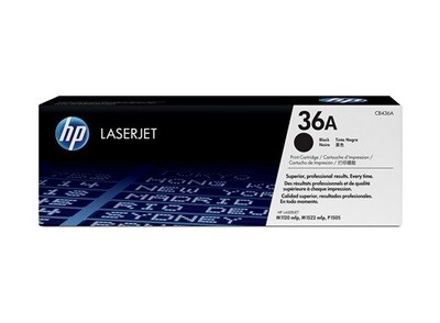 HP CB436A (36A) Black Genuine Ink Toner