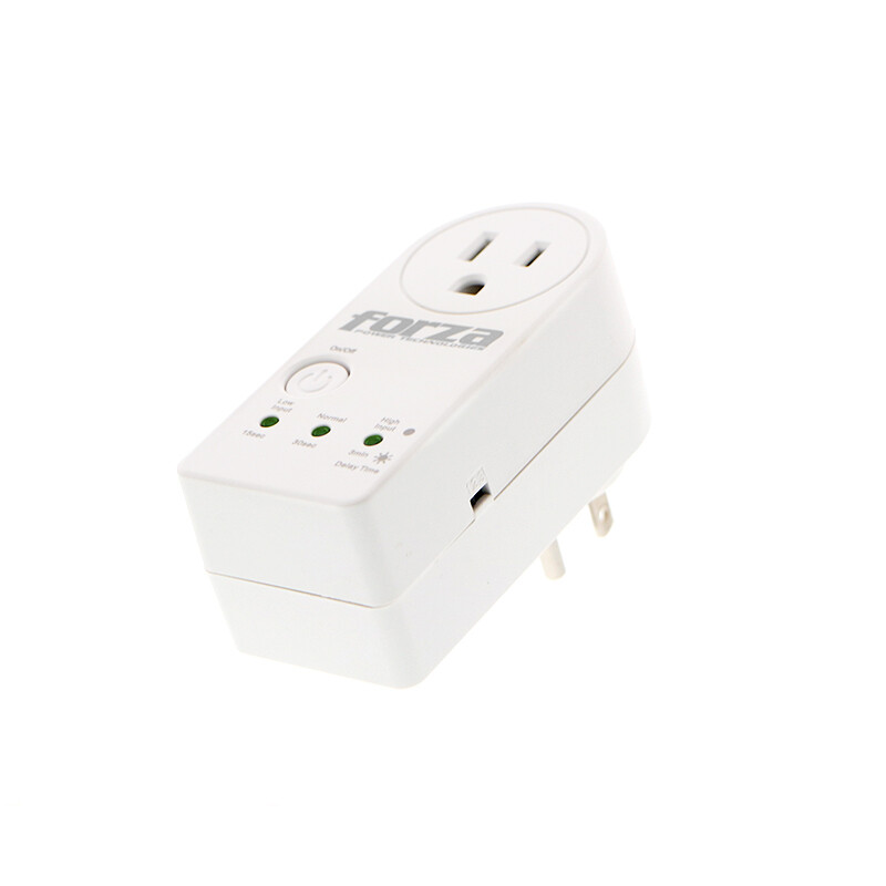 Forza FVP-1201N Black Voltage Protector 1 Outlet Surge
