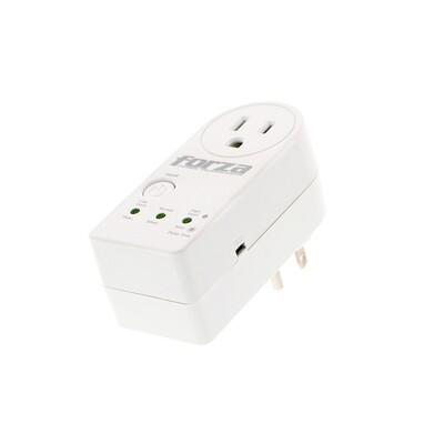 Forza FVP-1201N Black Voltage Protector 1 Outlet Surge
