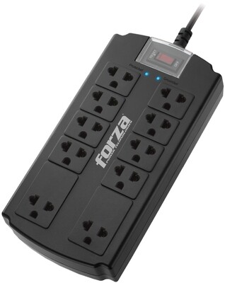 Forza FSP10UN Surge Protector (1080J/1800W) 10 Universal Outlet