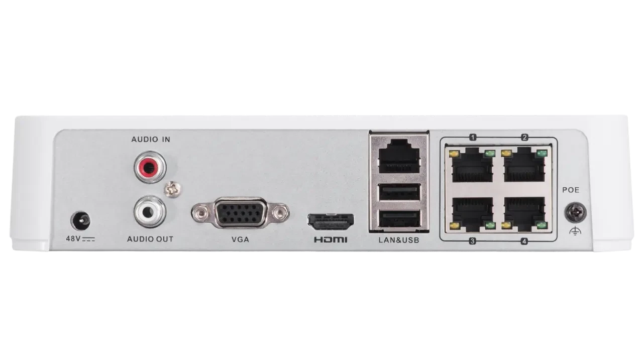 Hikvision DS-7104NI-E1 4-ch Mini 1U 4 PoE NVR