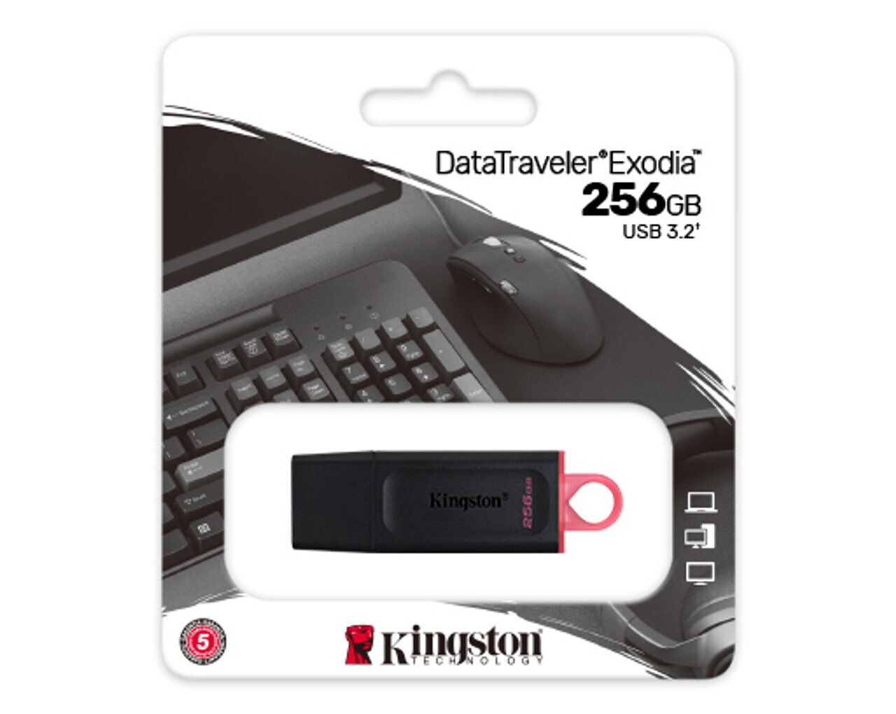 Kingston DataTraveler Exodia M 256GB USB 3.2 Flash Drive