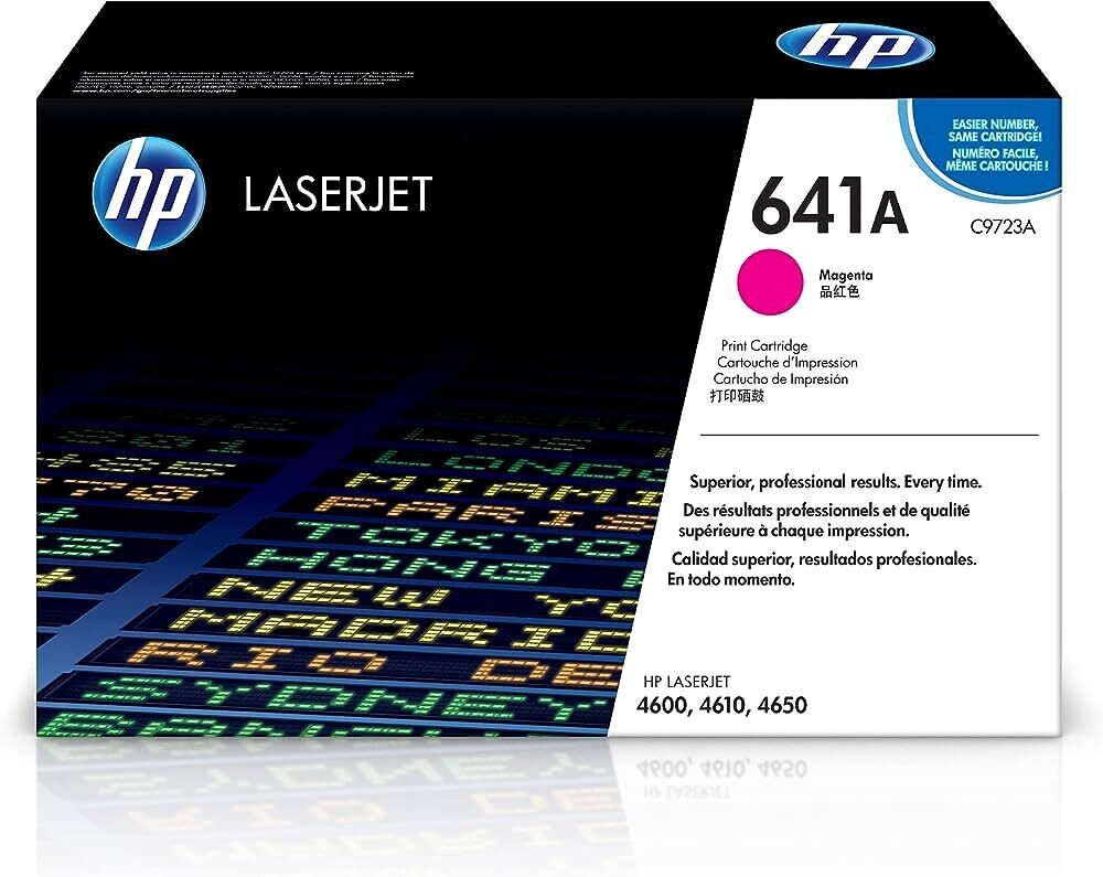 HP C9723A (641A) Magenta Genuine Ink Toner