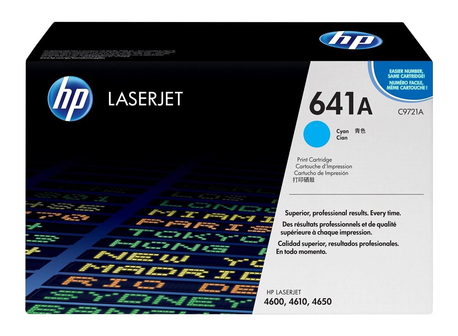 HP C9721A (641A) Cyan Genuine Ink Toner