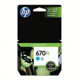 HP 670 XL Cyan Original Ink Cartridge