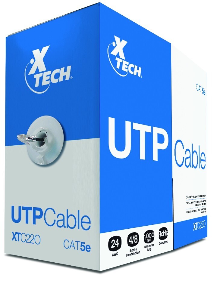 Xtech XTC-220 Bulk Cable 1000ft Cat5e