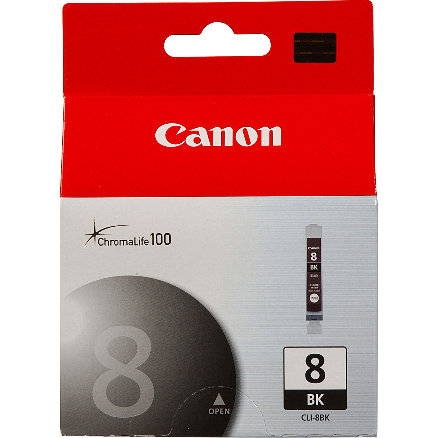 Canon CLI-8BK ChromaLife 100 Black Ink Cartridge