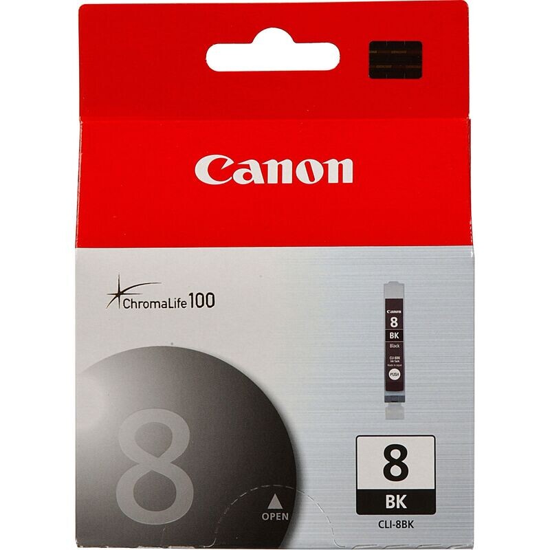 Canon CLI-8BK ChromaLife 100 Black Ink Cartridge