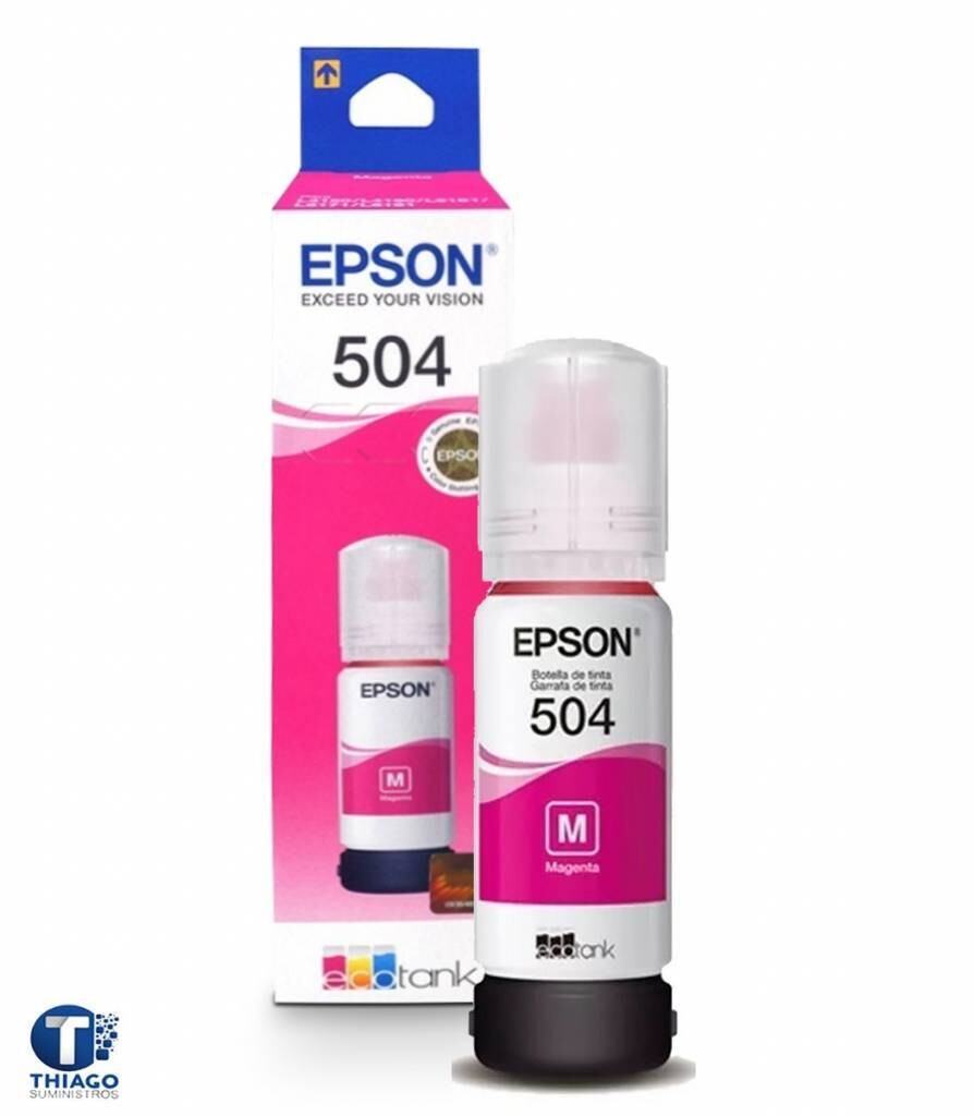 Epson 504 Magenta Genuine Ink Bottle