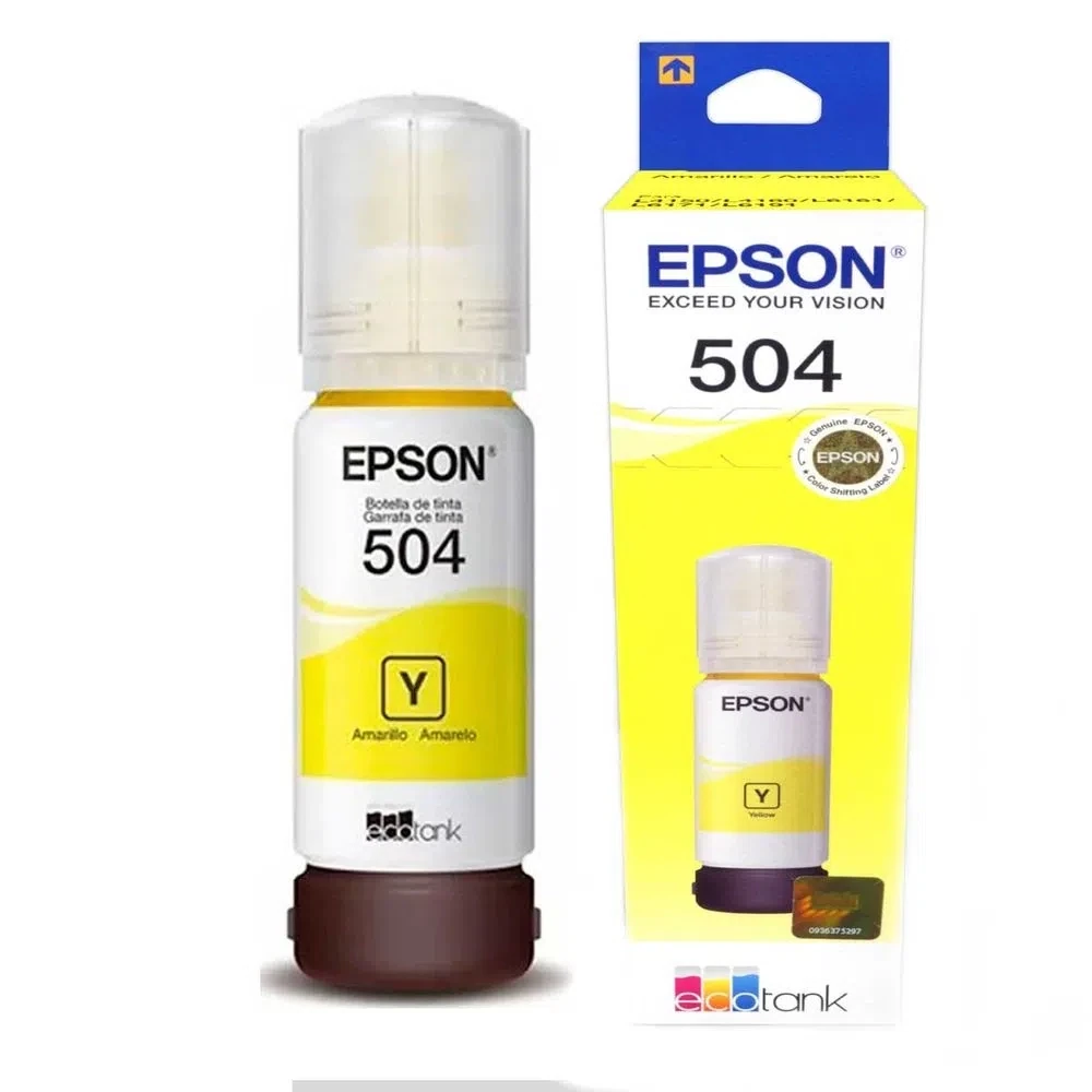 Epson 504 Yellow Genuine Ink Bottle