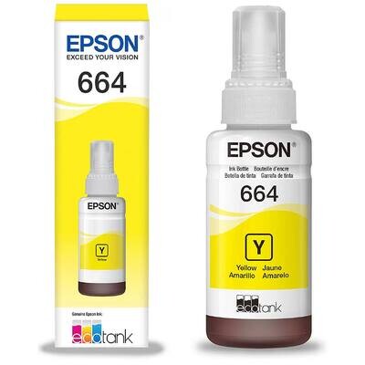 Epson 664 Yellow Genuine Ink Bottle